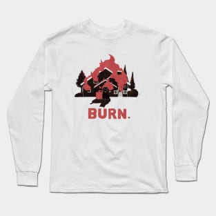 BURN CAT Long Sleeve T-Shirt